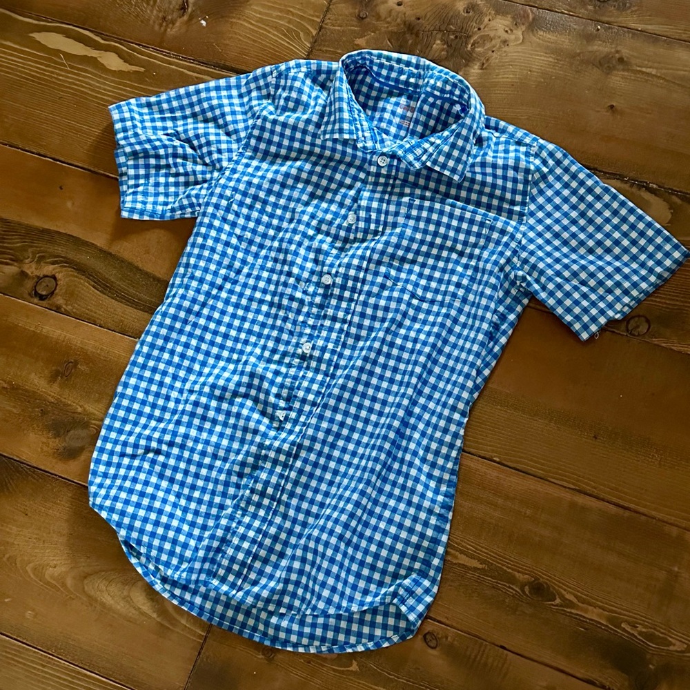 Blue Checkered Boy’s Shirt